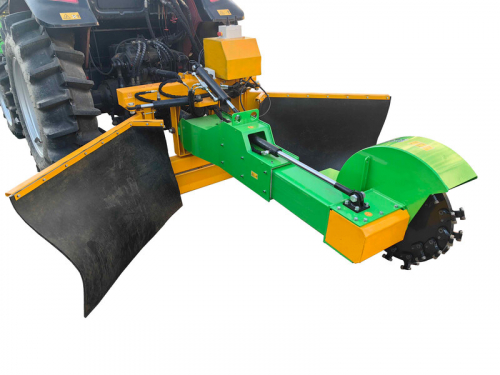 Victory GSF-3500-PTO high-performance root grinder Stump grinder for tractor, hydraulically swivelling and extendable, joystick remote control