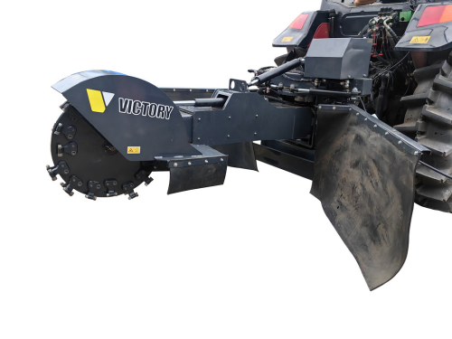 Victory GSF-3500-PTO Augstas veiktspējas sakņu frēze celmu frēze traktora piedziņai, hidrauliski pagriežama un izvelkama, ar kursorsviras tālvadību