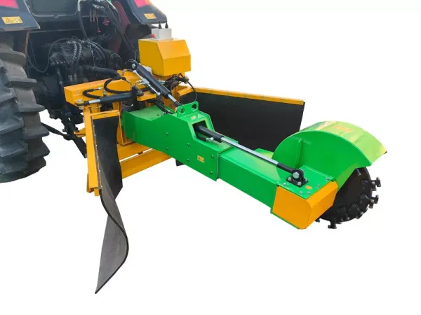Victory GSF-3500-PTO Déracineuse haute performance Défricheronneuse pour tracteur, extensible pivotante hydrauliquement, télécommande Joystick